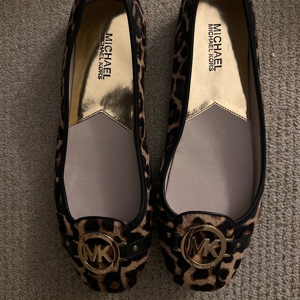 Michael Kors cheetah print flats